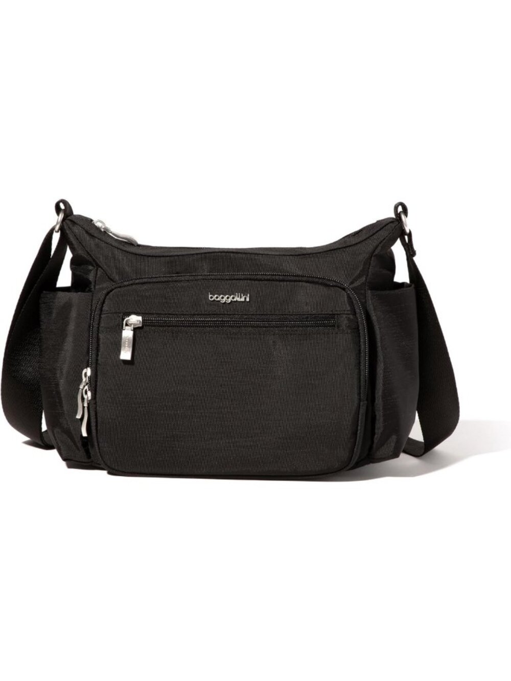 Stylish Hobo Crossbody Bag with Multiple Pockets and Adjustable Strap